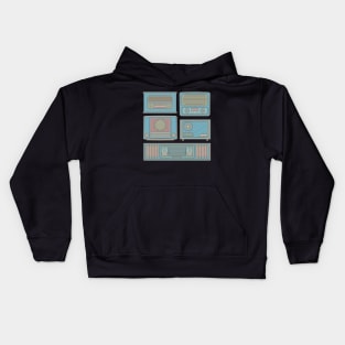 Blue Classic Camera Kids Hoodie